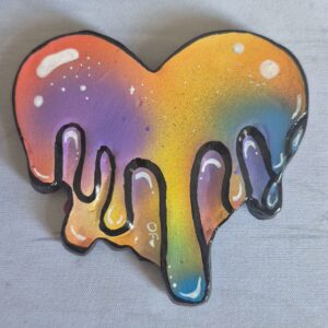 Cœur Fondant Arc-en-ciel