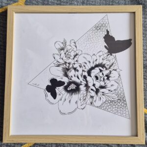 Tableau Entre ombre et floraison